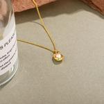 Colar geométrico de pérola para fêmea, cor prata, design simples, nicho, vento frio, leve, luxo, corrente de clavícula, atacado