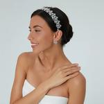 Cristal pérola hairbands para nupcial, tiara coroas, acessórios do cabelo do casamento, cz headwear, dama de honra headband, jóias, moda, novo, 2024