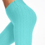 Leggings de ioga com efeito de levantamento de bumbum para mulheres, calças justas esportivas, alto desempenho, multicoloridas