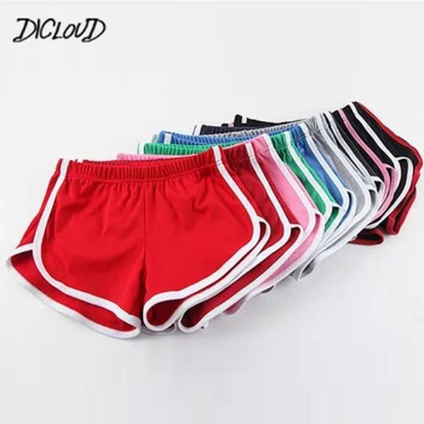Dicloud-shorts casuais para mulheres, cintura alta, preto e branco, harajuku, roupas de praia, sexy, moda, 2024