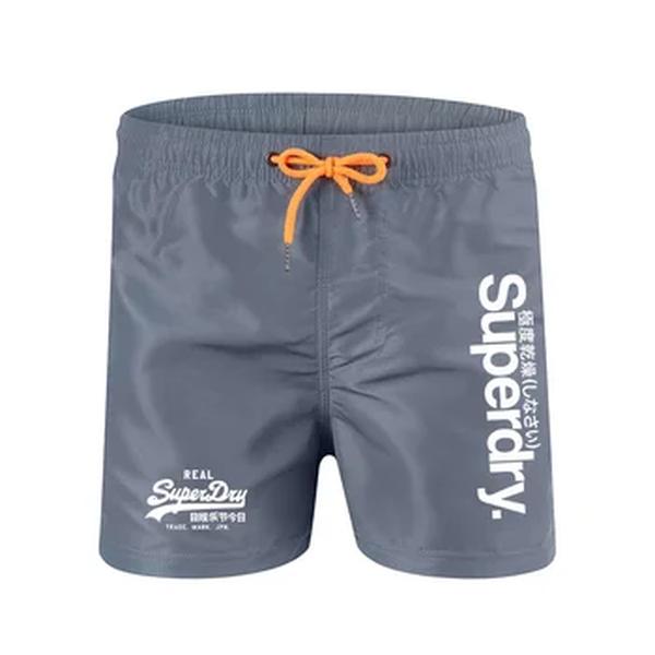 Shorts respiráveis para homens, swimwear sexy, low-rise, shorts casuais, para surf, vôlei, boxers com cordão, verão s-4xl