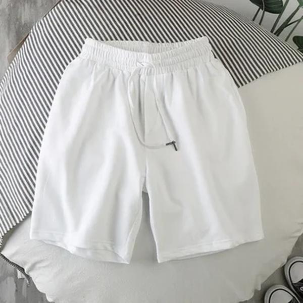 Calça reta de praia masculina casual, shorts esportivos de corrida, moda rua, novo, verão