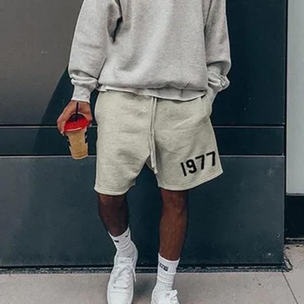 Calções de basquetebol masculino e feminino, Loose Cargo Short, High Street, Desporto, Ginásio, Casual, Quarter Calça, 1977