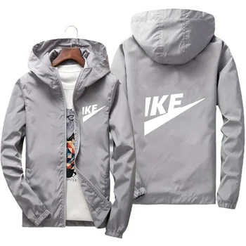 Jaqueta leve casual masculina, casaco tamanho grande, protetor solar externo, impermeável com capuz à prova de vento, rua, estudantes, primavera, outono, novo, 2023