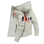Jaqueta esportiva à prova de vento masculina, jaqueta casual de caminhada, impressão HH, ao ar livre, primavera e outono, nova marca