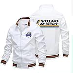 Jaqueta masculina com zíper gola alta, roupas de motocicletas, ao ar livre, fora da estrada, lazer, alta qualidade, nova moda, primavera e outono