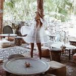 Vestido de praia oco de renda feminino, Cover-Ups, Fato de banho, Roupa de praia, Túnica, Maiô, Verão, senhoras