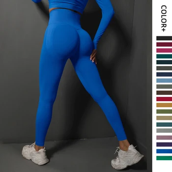 Seamless Gym Leggings para Mulheres, Sexy Yoga Pants, Cintura Alta, Booty Lifting Leggings, Roupas Esportivas, Fitness Wear