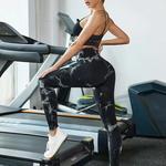 Calças de Yoga Tie Dye Feminina, Cintura Alta, Levante o Quadril, Fitness, Sem Costura, Esportes Apertados, Perneiras de Treinamento