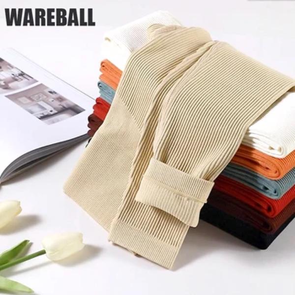 WAREBALL-Calças de ioga sem costura fitness para mulheres, cintura alta, legging push up esporte, calças justas super elásticas ginástica, calças correndo