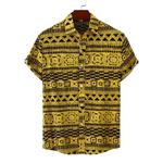 Camisa Masculina de Algodão Havaiano, Camisa Masculina, Camisa e Blusas, Roupa Social, Luxo, Moda Tiki, Frete Grátis