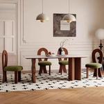 Minimalista Sala de Jantar Sets, Restaurante Center, Quintal, Móveis Modulares, Designer Incomum, Biblioteca de madeira japonesa