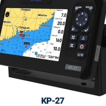 SBAS Marine Navigator com GPS Chart Plotter, Display Função, Navio Boat Support, ONWA KP-27, 7"