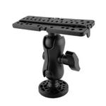 Eletrônico Fish Finder Mount Base Fishfinder, 360 graus giratória Ball Mount, placa GPS, barco giratório, Marine Supporter Sonar