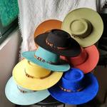 Chapéu Fedora aba grande para mulheres e homens, Chapéu Panamá Jazz, Design de coração, chapéu elegante de cavalheiro clássico, luxo, atacado, novo, 2023