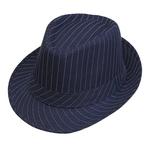 Chapéu casual coreano feminino, chapéu alto retrô britânico, chapéu de jazz listrado, chapéu de palco feminino, verão