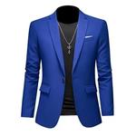 Blazer casual de negócios masculino, vestido de casamento noivo, tops de terno boutique, casaco monocromático, marca de alta qualidade, moda
