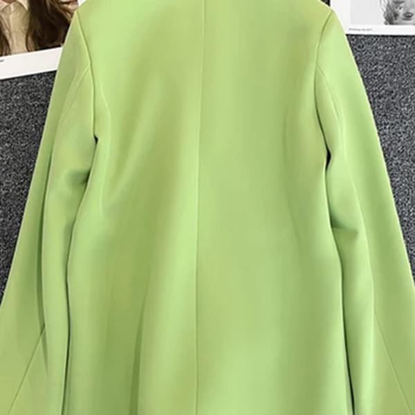 Fato esportivo casual feminino, jaqueta chique, blazers elegantes, moda coreana, luxo, outono, inverno, 2023