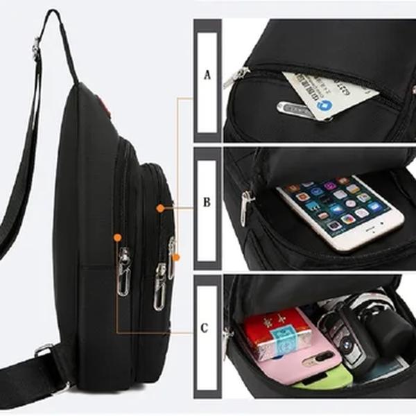 Xierya-Bolsa de armazenamento crossbody simples para homens, pequenos sacos mensageiro preto, bolsa de ombro café, bolso cor sólida, viagens, ao ar livre