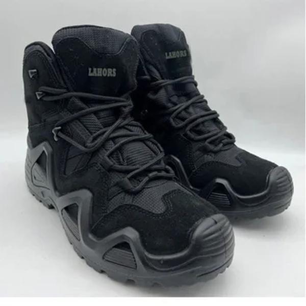 LAHORS-Botas Masculinas Impermeáveis de Combate Tático Militar, Botas de Ventilador do Exército, Caminhadas ao Ar Livre Botas de Escalada, Marca