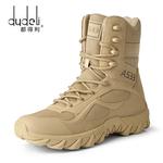 Novos Homens Marca de Alta Qualidade Botas De Couro Militar Força Especial Tático Desert Combat Botas dos homens Sapatos Ao Ar Livre Ankle Boots
