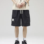 Shorts masculinos soltos, esportes ao ar livre na moda, calças de lazer, capris fino e versátil, moda verão, nova, 2024