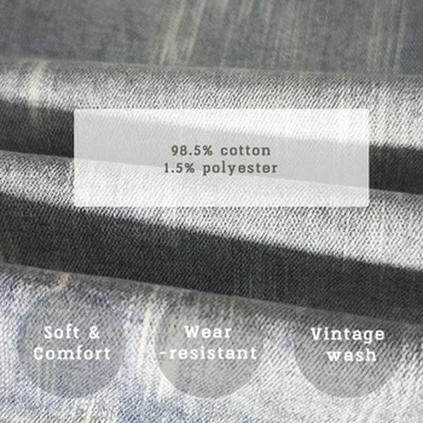 Jeans casual solto masculino, lavado, de algodão macio, shorts retos, jeans largado, KK1066A, roupas novas para verão e primavera, 2022