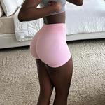 Dfyne-Cintura Baixa Sem Costura das Mulheres Yoga Shorts, Scrunch Bum Ginásio Shorts, Workout Biker Short, Stretch Fitness Curto, Impacto, 4,5''