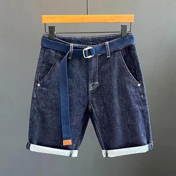 Shorts jeans finos para homens, gráfico de carga com texto, jeans curtos, calças para homens, jeans populares, designer de cowboy, frete grátis, novo, xxxl