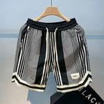 Calções gráficos masculinos com bolsos, calções de tabuleiro, calças listradas para casa, novo na calça, estilo coreano novo, ofertas quentes, Xl, novo, 2022