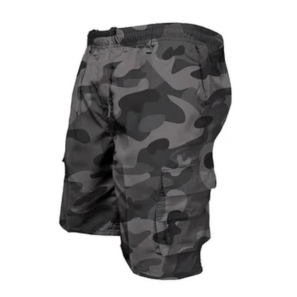 Shorts táticos militares masculinos, shorts de carga, vários bolsos, calças cortadas, esportes, caminhada, calças de 5 pontos, macacão casual, verão