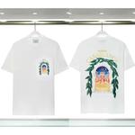 Camiseta de marca de luxo masculina e feminina, estampa marroquina Wonderland, algodão, manga curta, blusa Y2K, moda verão