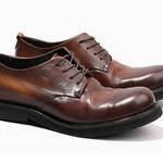 Chinelos grandes masculinos retrô americanos, lavados, velhos, simples, tênis casual, maré de fundo grosso, homens, bico redondo, aumento de sapatos artesanais