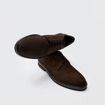 Sapatos masculinos de design de marca estilo britânico negócios formais sapatos de couro real masculino dedo do pé redondo rendas casuais sapatos derby tênis