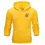 Hoodies Sik Silk Fitness para homens, Street Culture, Hoodies masculinos, treino, ciclismo, roupas de corrida, tops casuais, moletons com capuz, pulôver, 2021