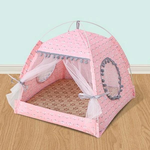 Cama dobrável para cães e gatos, Pet House, Basket Beds, Casa, Almofada, Canil Products, Sweet Princess, Fofos, Gatinho, Casa