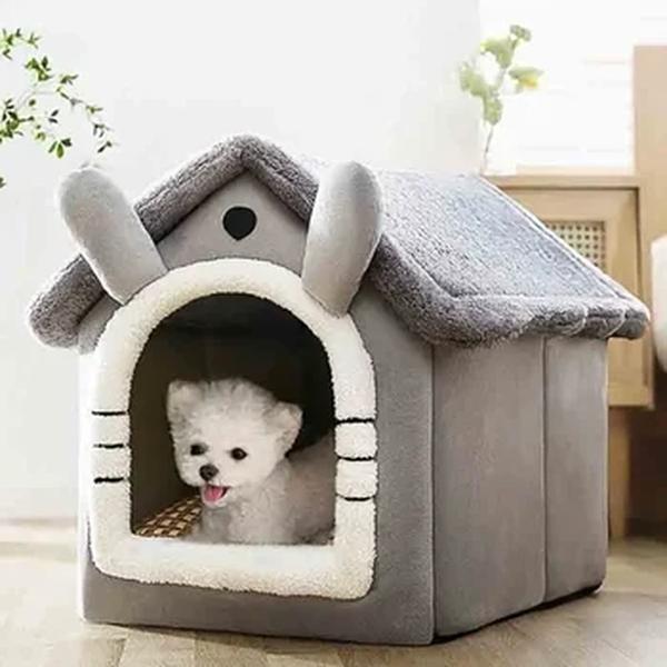 Indoor Soft Pet Tent House, Dog Kennel, Cat Bed com almofada removível, Warm, Small Medium and Large Pets