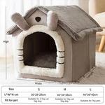 Indoor Soft Pet Tent House, Dog Kennel, Cat Bed com almofada removível, Warm, Small Medium and Large Pets