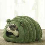 Semi-Fechado Pet Nest, Cat House, Puppy Nest, Outono e Inverno Cat Bed, Nova Chegada