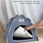 PUPCA-Pet Tent Cave Hut, Casa de sono para gatinho, Puppy Playpen, Cesta de gaiola, porca, canil, Small Dog House, cama, Chihuahua