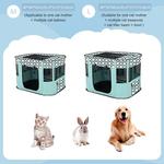 Portable Foldable Pet Playpen, Sala de entrega para cão e gato, Pet Birthing Center, Crates Kennel, exterior e interior, Viagem e Camping