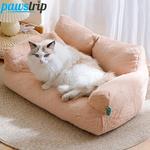 Cama super macia luxuosa de pelúcia gato, inverno quente ninho de gato, pet pet pet, cama confortável, pet pet pet pet, cama de pequeno e médio porte