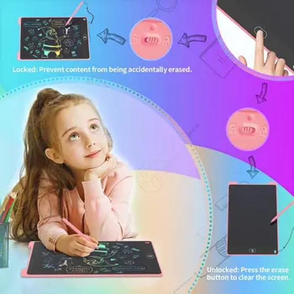 LCD Writing Tablet for Children, Drawing Board, Brinquedos Educativos, Aniversário, Ação de Graças, Halloween, Páscoa, Presentes de Natal, 8,5 pol