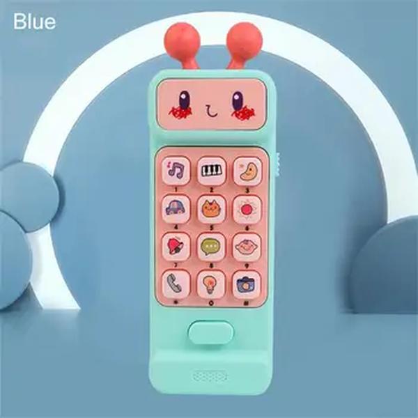 Baby Phone Toy Control Music Sleeping Toy Teether Simulação Baby Toy Kids Infant Early Educational Toy Brinquedos Musicais para bebês