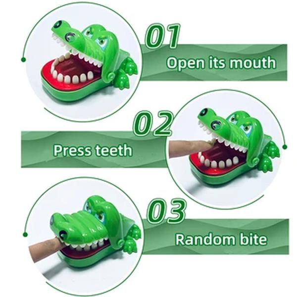 Crianças Crocodilo Dentes Brinquedos, Mordidas Dedos, Reaction Training, Novidade, Lucky Game Trick, Brinquedo de Descompressão