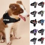 Cute Pet Harness Collar para Cachorro e Gatinho Cão Pequeno, Colete Refletivo, Caminhada ao Ar Livre, Anti-Perda, Corgi, Labrador