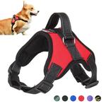 Coleira de arnês reflexiva ajustável, Pet Chest Strap, Coleiras de treinamento ao ar livre, chumbo para cães pequenos, médios e grandes