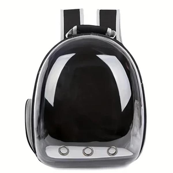 Cápsula espaço pet transparente respirável, gato mochila, durável acrílico pet carrier, acesso com zíper