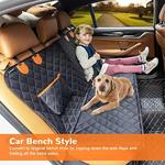 Dog Car Seat Cover Waterproof Pet Dog Carriers Travel Mat Hammock Para Small Medium Large Dogs Car Rear Back Seat Almofada de Segurança