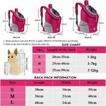 Pet Carrier Bag para cães, Mochila de viagem portátil, Saco ao ar livre respirável, Pet carregando suprimentos